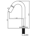 Rotary Switch Single Cold Basin Faucet Brass